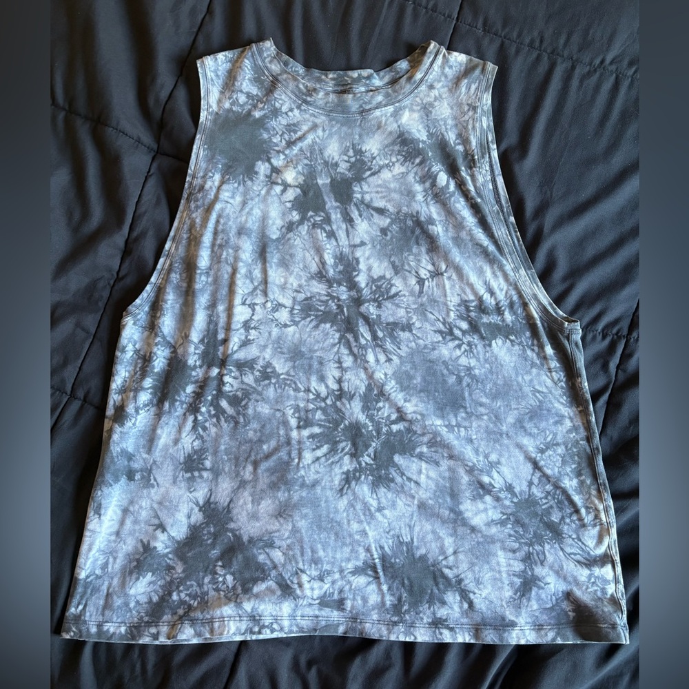 Lululemon All Yours tank - colors: grays with white - size L/XL - gently worn